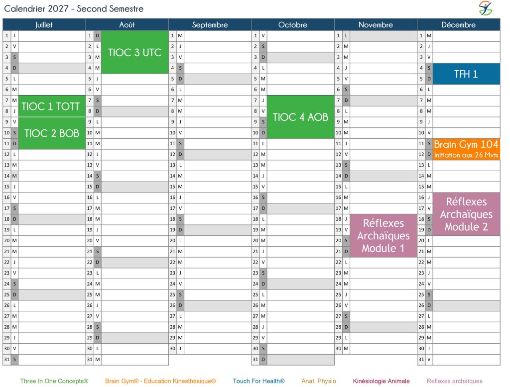 calendrier-2027 second semestre